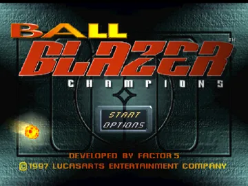 BallBlazer Champions (JP) screen shot title